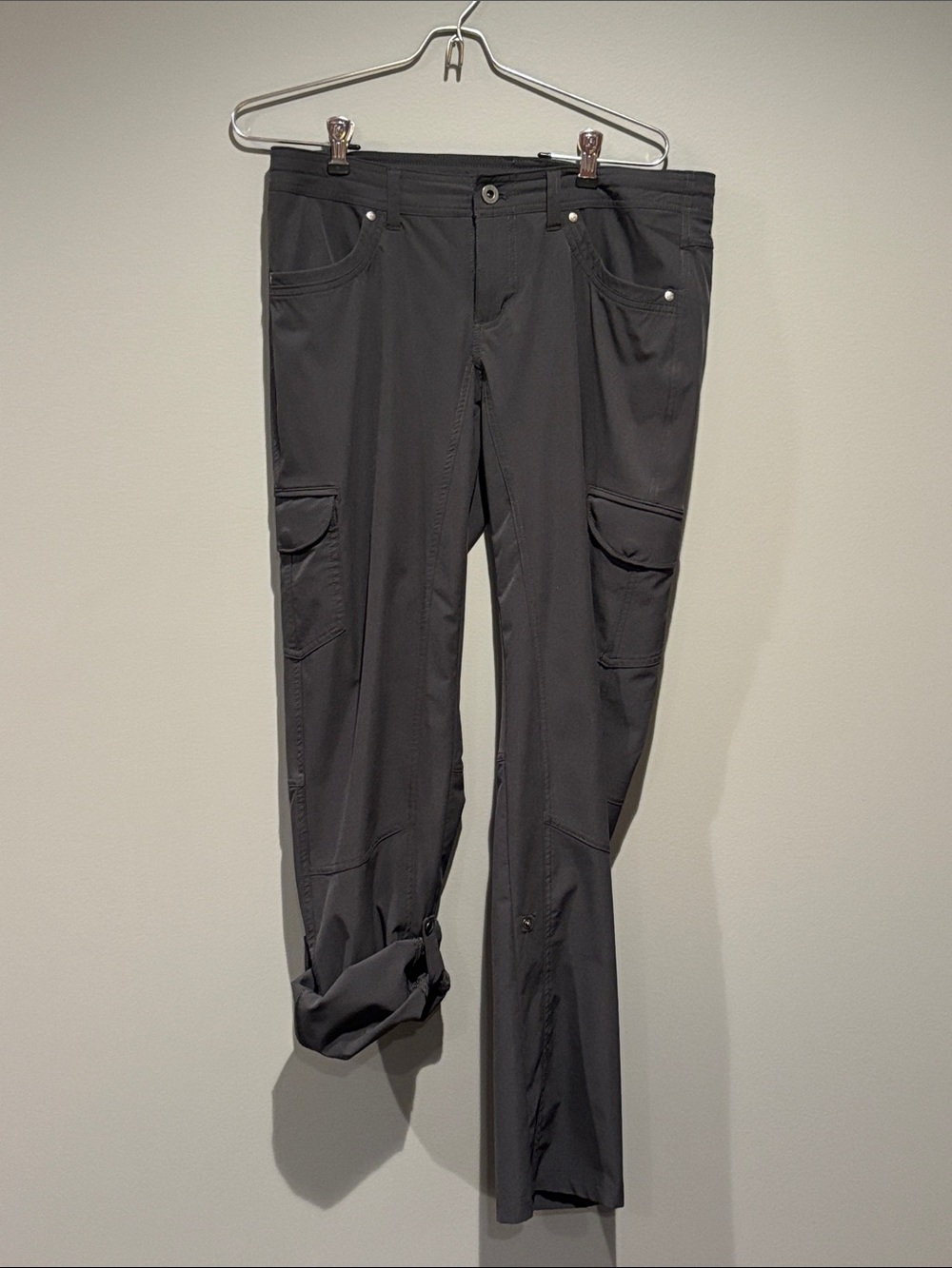 Kuhl Women's Straight-Leg dark gray Cargo Pants
